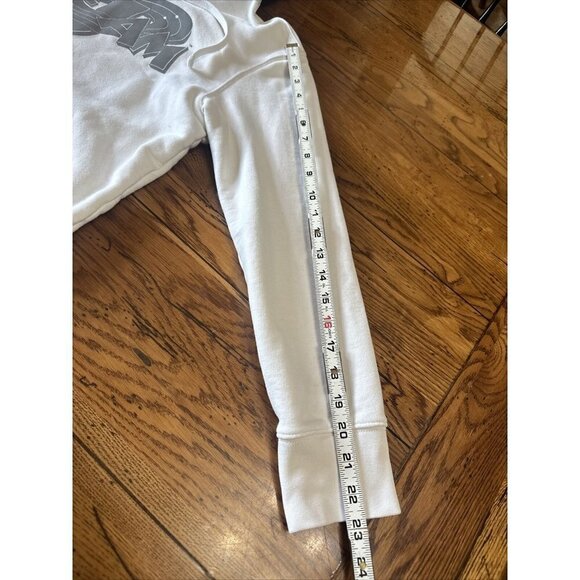 MEN'S Small White Space Jam Hoodie Sweatshirt NWT $69.95 Medium P26 - Picture 6 of 8